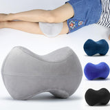 Max Soft Memory Foam Knee Leg Pillow Back Hip Support Relief Cushion Dark Blue