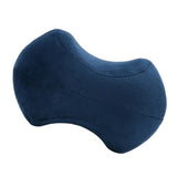 Max Soft Memory Foam Knee Leg Pillow Back Hip Support Relief Cushion Dark Blue