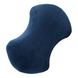 Max Soft Memory Foam Knee Leg Pillow Back Hip Support Relief Cushion Dark Blue