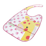 Maxbell Adult Mealtime Clothes Protector Bib Dining Aid Waterproof Washable Giraffe