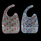 Maxbell Waterproof Adult Mealtime Clothes Protector Bib Dining Aid 42 x 35CM Blue