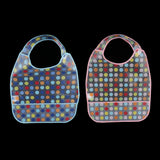 Maxbell Waterproof Adult Mealtime Clothes Protector Bib Dining Aid 42 x 35CM Blue