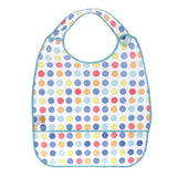 Maxbell Waterproof Adult Mealtime Clothes Protector Bib Dining Aid 42 x 35CM Blue