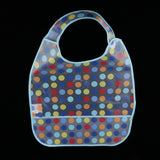 Maxbell Waterproof Adult Mealtime Clothes Protector Bib Dining Aid 42 x 35CM Blue