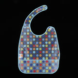 Maxbell Waterproof Adult Mealtime Clothes Protector Bib Dining Aid 42 x 35CM Blue