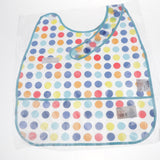 Maxbell Waterproof Adult Mealtime Clothes Protector Bib Dining Aid 42 x 35CM Blue