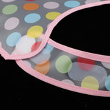 Maxbell Waterproof Adult Mealtime Clothes Protector Bib Dining Aid 42 x 35CM Pink