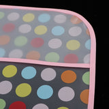 Maxbell Waterproof Adult Mealtime Clothes Protector Bib Dining Aid 42 x 35CM Pink