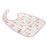 Maxbell Waterproof Adult Mealtime Clothes Protector Bib Dining Aid 42 x 35CM Pink