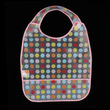 Maxbell Waterproof Adult Mealtime Clothes Protector Bib Dining Aid 42 x 35CM Pink