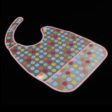 Maxbell Waterproof Adult Mealtime Clothes Protector Bib Dining Aid 42 x 35CM Pink