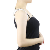 Kids Teens Posture Corrector Upper Back Support Brace Belt Straps White