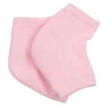 Max 1 Pair Vented Open Toe Heel Socks Sleeves Protector for Cracked Feet Pink