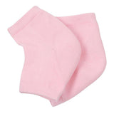 Max 1 Pair Vented Open Toe Heel Socks Sleeves Protector for Cracked Feet Pink