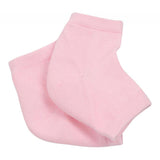 Max 1 Pair Vented Open Toe Heel Socks Sleeves Protector for Cracked Feet Pink