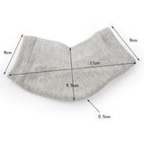 Max 1 Pair Vented Open Toe Heel Socks Sleeves Protector for Cracked Feet Black