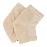 Max 1 Pair Vented Open Toe Heel Socks Sleeves Protector for Cracked Feet Skin