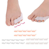 Max 5 Pairs 3 Holes Small Toes Separator Corrector Orthotics Straightener  Skin