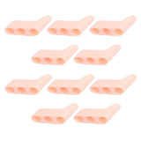 Max 5 Pairs 3 Holes Small Toes Separator Corrector Orthotics Straightener  Skin
