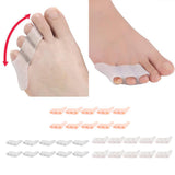 Max 5 Pairs 3 Holes Small Toes Separator Corrector Orthotics Straightener  Skin