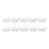 Max 5 Pairs 3 Holes Small Toes Separator Corrector Orthotics Straightener  Clear