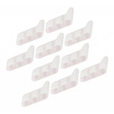 Max 5 Pairs 3 Holes Small Toes Separator Corrector Orthotics Straightener  Clear