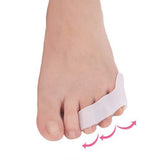 Max 5 Pairs 3 Holes Small Toes Separator Corrector Orthotics Straightener  Clear