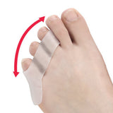 Max 5 Pairs 3 Holes Small Toes Separator Corrector Orthotics Straightener  Clear