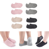 Max 1Pair Spa Gel Socks Moisturising Dry Heel Repair Crack Foot Skin Care Pink