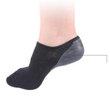 Max 1Pair Spa Gel Socks Moisturising Dry Heel Repair Crack Foot Skin Care Black