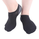 Max 1Pair Spa Gel Socks Moisturising Dry Heel Repair Crack Foot Skin Care Black