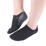Max 1Pair Spa Gel Socks Moisturising Dry Heel Repair Crack Foot Skin Care Black