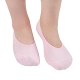 Max 1Pair Spa Gel Sock Moisturising Dry Heel Repair Crack Foot Skin Care Pink