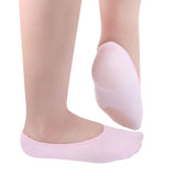 Max 1Pair Spa Gel Sock Moisturising Dry Heel Repair Crack Foot Skin Care Pink