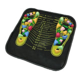 Max Foldable Reflexology Walk Stone Foot Walk Massager Mat 34x34cm