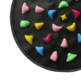 Max Foldable Reflexology Walk Stone Foot Walk Massager Mat 34.5x34.5cm