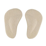 Max 1 Pair Silicone Arch Support Insoles Orthotic Insoles Cushion Insert L Skin