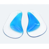 Max 1 Pair Silicone Arch Support Insoles Orthotic Insoles Cushion Insert L Blue