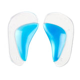 Max 1 Pair Silicone Arch Support Insoles Orthotic Insoles Cushion Insert L Blue