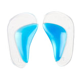 Max 1 Pair Silicone Arch Support Insoles Orthotic Insoles Cushion Insert L Blue