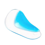 Max 1 Pair Silicone Arch Support Insoles Orthotic Insoles Cushion Insert L Blue