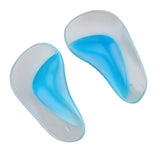 Max 1 Pair Silicone Arch Support Insoles Orthotic Insoles Cushion Insert L Blue