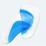 Max 1 Pair Silicone Arch Support Insoles Orthotic Insoles Cushion Insert L Blue