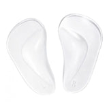 Max 1 Pair Silicone Arch Support Insoles Orthotic Insoles Cushion Insert L Clear