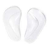 Max 1 Pair Silicone Arch Support Insoles Orthotic Insoles Cushion Insert L Clear