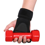 Max 1Pair Fitness Gloves Weight Lifting Gym Workout Training Wrist Wrap Brace  L
