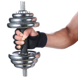 Max 1Pair Fitness Gloves Weight Lifting Gym Workout Training Wrist Wrap Brace  L