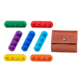 Max Weekly Pill Organizer 7 Day Tablet Vitamin Container Case Moisture-Proof Box