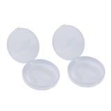 Maxbell 2 Pcs Silicone Lower False Teeth Dental Veneers Dentures Fake Tooth w/ Case