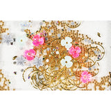 Max 3D Nail Art Decoration Flowers Gemstones Nail Tips Rhinestones Charms 02